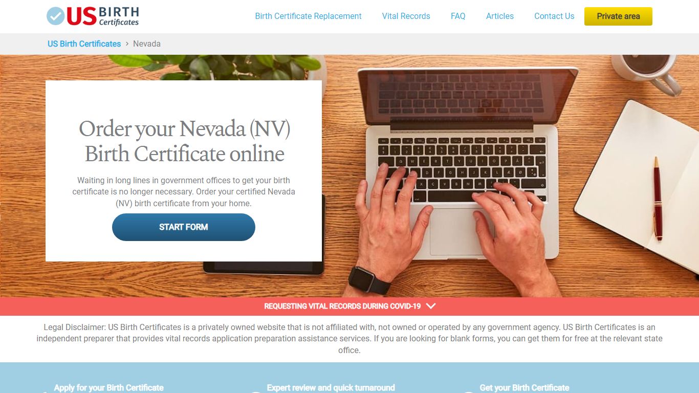 Nevada (NV) Birth Certificate Online - US Birth Certificates